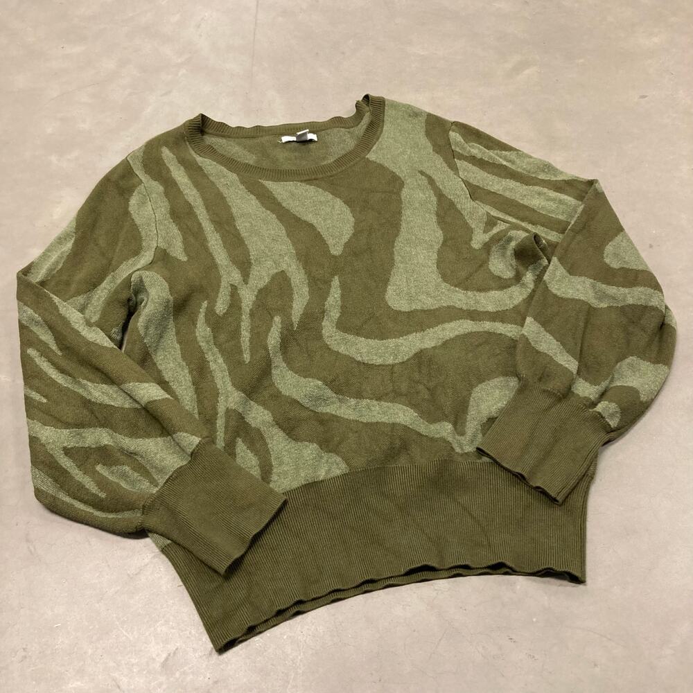 vintage y2k patterned sweater